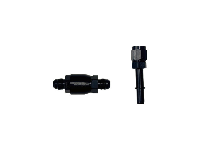 Total Racing Products Check Valve Kit For Radium Hanger With Stock Fuel Lines – R35 GTR - Image 1