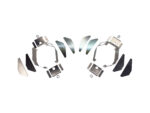 Total Racing Products Aluminum DIY Intercooler End Tank Set for Garrett 1000HP Air To Water Cores - R8/Huracan