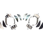 Total Racing Products Aluminum DIY Intercooler End Tank Set for Garrett 1000HP Air To Water Cores - R8/Huracan